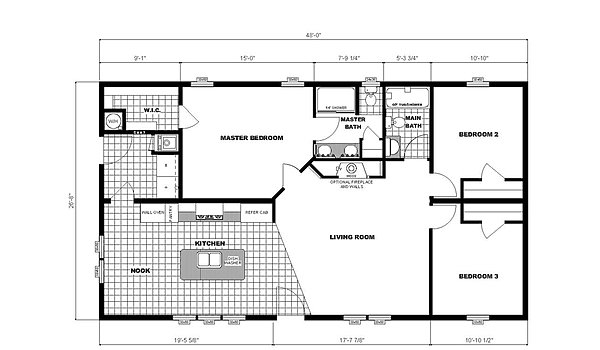 Ranch Homes / NETR G-3157 Layout 53704