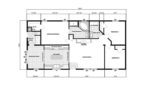 Ranch Homes / G-3000 Layout 53729