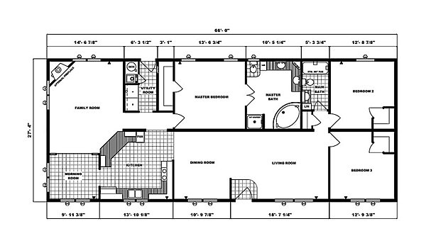 Ranch Homes / G-2009 Layout 53758