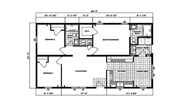 Ranch Homes / G-212 Layout 53777