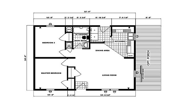 Ranch Homes / G-291 Layout 53783