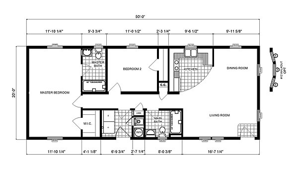 Ranch Homes / GH-138 Layout 53785