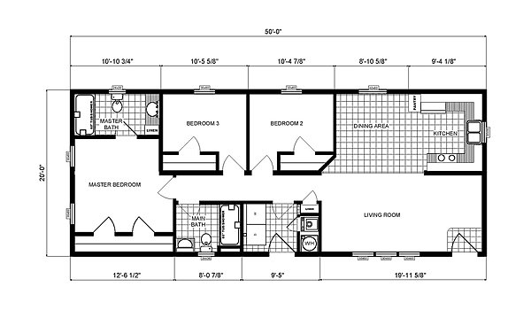 Ranch Homes / GH-136 Layout 53786