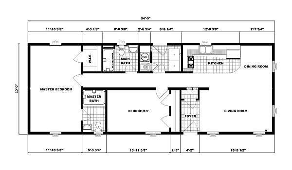 Ranch Homes / G-132 Layout 53791