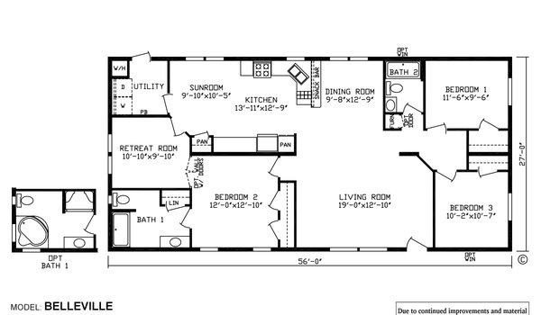 Harmony Mw The Belleville By Fairmont Homes - Modularhomes.com