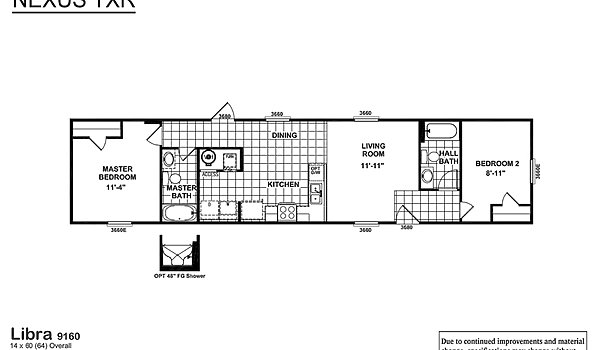 Nexus / Libra 9160 Layout 51680
