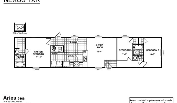 Nexus / Aries 9166 Layout 51687