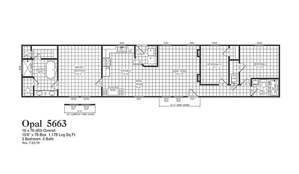 Single Section / Opal 5663 Layout 64983