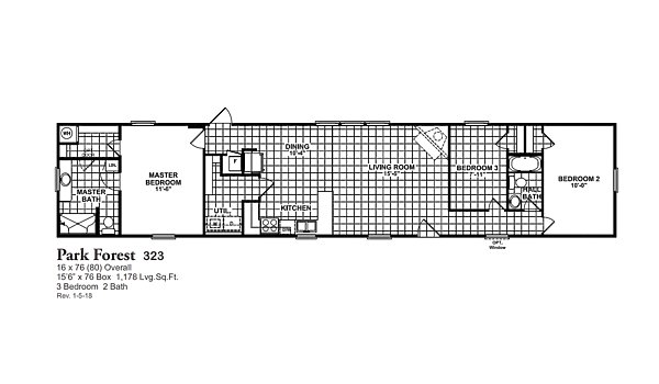 Single Section / Park Forest 323 Layout 66176