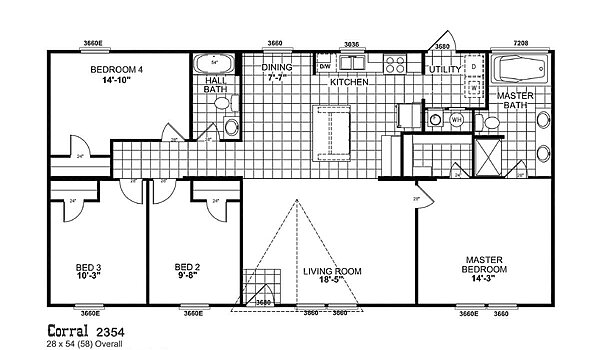 Acorn / Corral 2354 Layout 101166