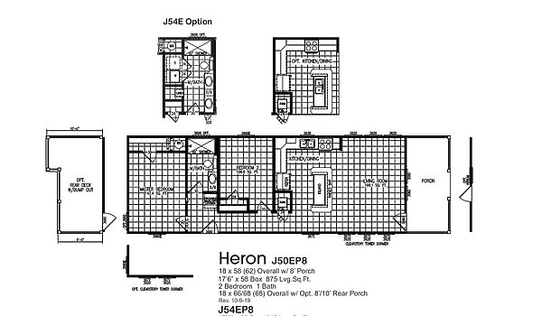 Smart Cottage / Heron J50EP8 J54EP8 Layout 101240