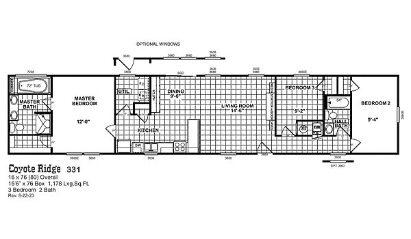 Silver Spur / Coyote Ridge 331 Layout 101284