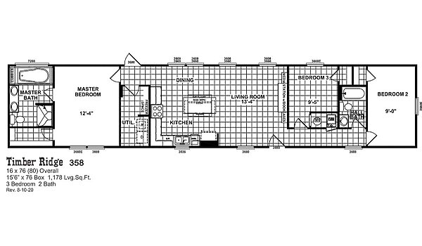 Silver Spur / Timber Ridge 358 Layout 101301