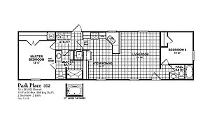 Metro / Park Place 302 Layout 101458