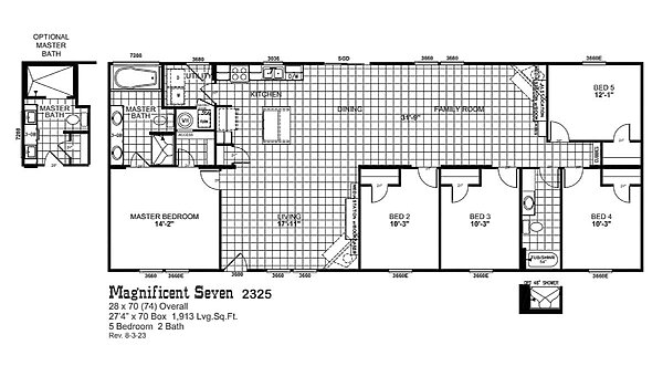 Magnificent 7 / 2325 Layout 101499