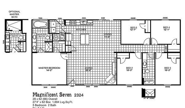 Magnificent 7 / 2324 Layout 101504