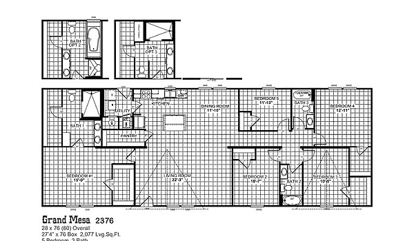 LOT SPECIAL! / Grand Mesa **$114,938** Layout 119220