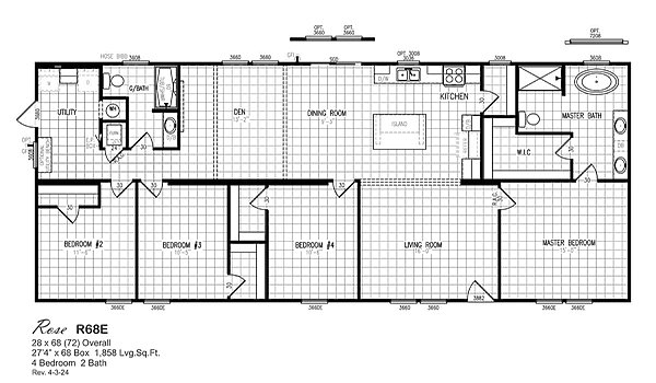 Diamond Series / Rose R68E Layout 100474