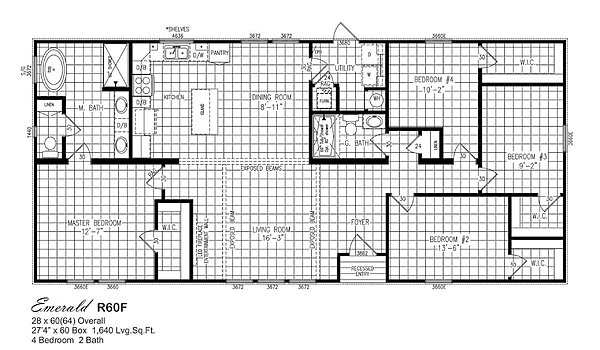 Diamond Series / Emerald R60F Layout 100534