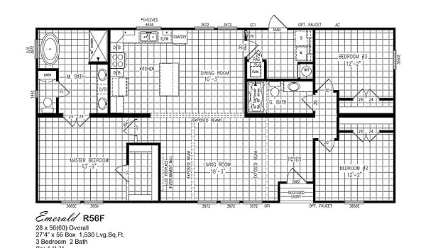 Diamond Series / Emerald R56F Layout 100536