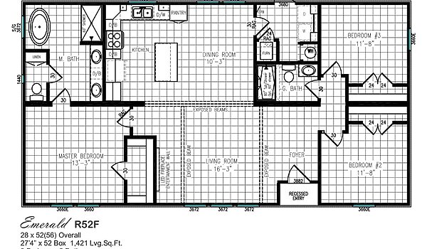 Diamond Series / Emerald R52F Layout 100538