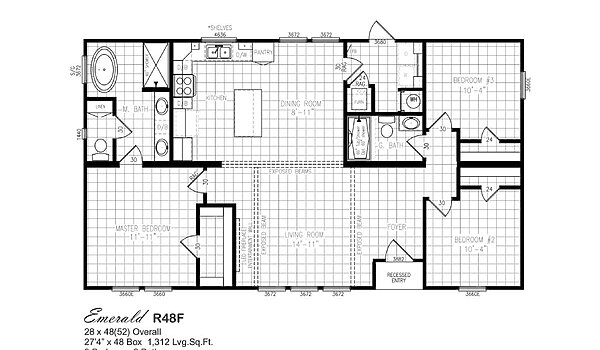 Diamond Series / Emerald R48F Layout 100540