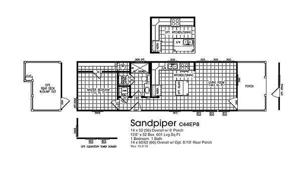 Smart Cottage / Sandpiper C44EP8 Layout 100584