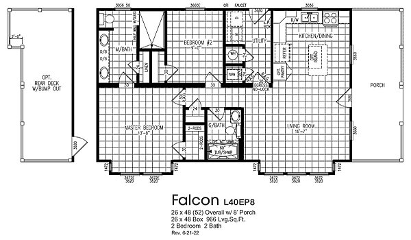 Smart Cottage / Falcon L40EP8 Layout 100598