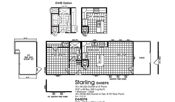 Smart Cottage / Starling D40EP8 D44EP8 Layout 100648