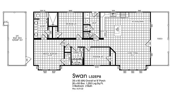 Smart Cottage / Swan L52EP8 Layout 100681