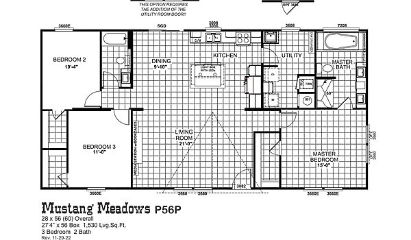 Gold Medal / Mustang Meadows P56P Layout 100961