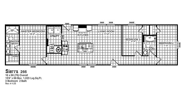 Gold Medal / Sierra 266 Layout 101010