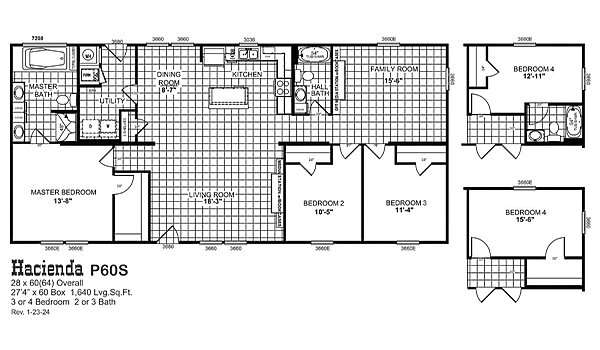 Gold Medal / Hacienda P60S Layout 101037