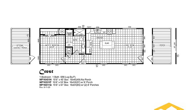 Meridian Prime Series / Crest 440MP16451N Layout 133968