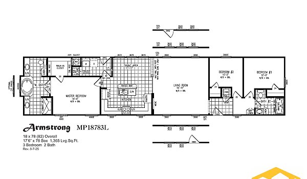 Meridian Prime Series / Armstrong 440MP18783L Layout 133971