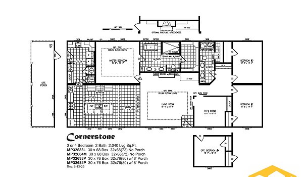 Meridian Prime Series / Cornerstone 440MP32683L Layout 134023