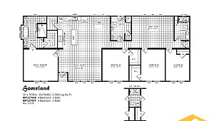 Meridian Prime Series / Homeland 440MP32764S Layout 134027