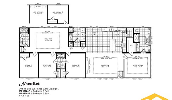 Meridian Prime Series / Nicollet 440MP32785F Layout 134031