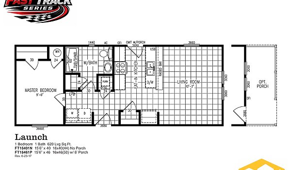Meridian Fast Track Series / Launch 440FT16401N Layout 134052