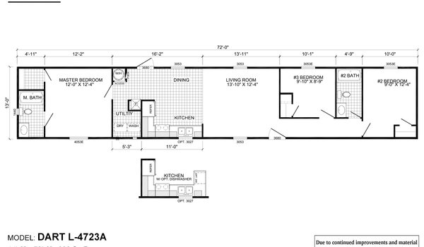 Runner Series / Dart L-4723A Layout 18500