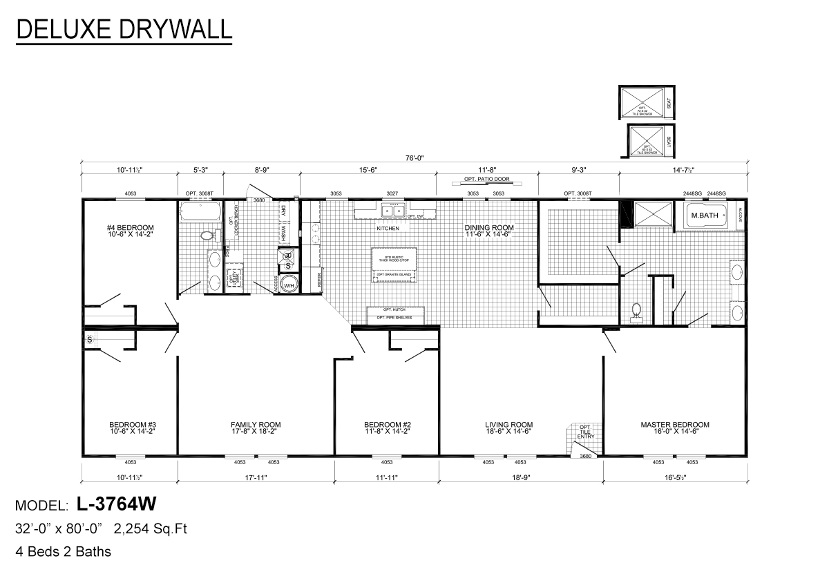 Deluxe Drywall L-3764W Layout