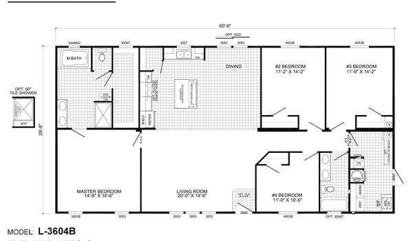 Deluxe Drywall / L-3604B Layout 22641