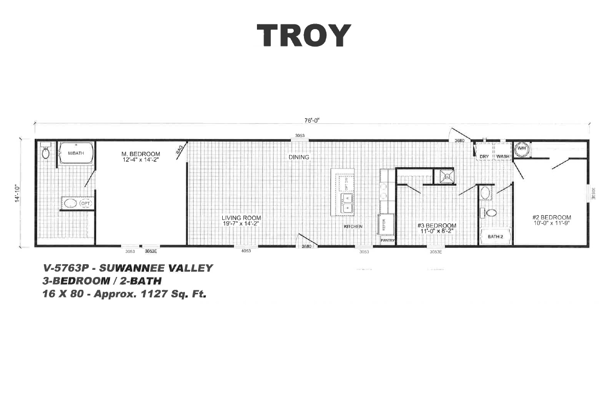 Suwannee Valley The Troy V-5763P Layout
