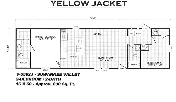 Suwannee Valley / The Yellow Jacket V-5562J Layout 44832