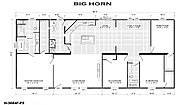 Big Horn The Big Horn H-3684F-PS Layout