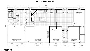 Big Horn / The Big Horn H-3684F-PS Layout 44834