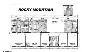 Deluxe Drywall / The Rocky Mountain H-3705A-PS Layout 45327
