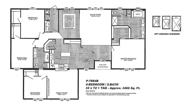 Plantation Series / The Saddlebrook P-7684B Layout 60747