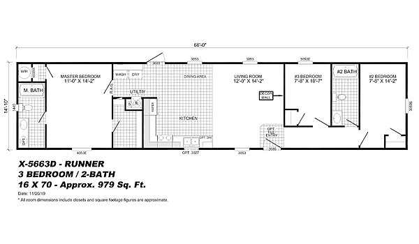 Runner Series / Dash 3 X-5663D Layout 102030