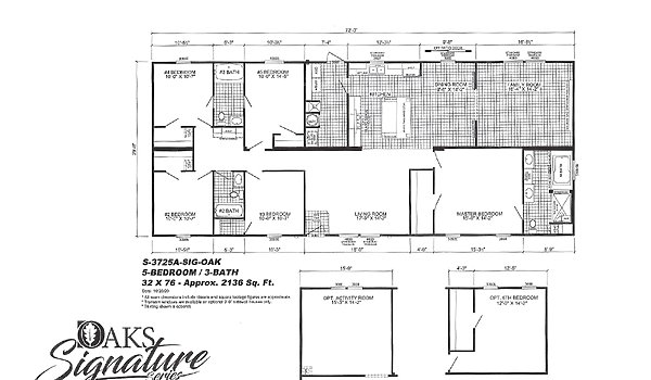 Signature Oaks / Monster Mansion S-3725A Layout 67203